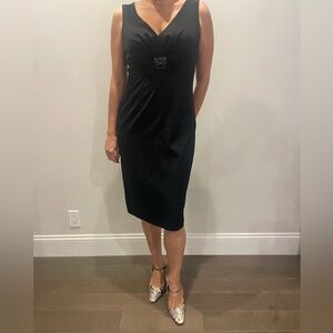 Anne Klein Black Midi Dress